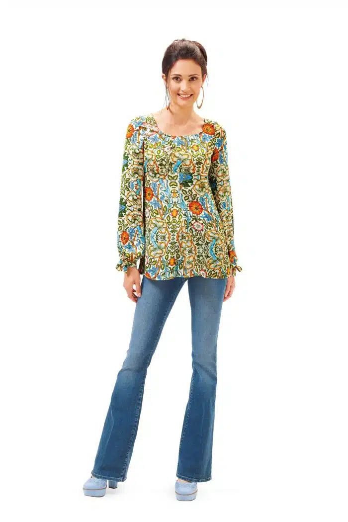 Burda Patroon 6685 - Blouse in variaties en Jurk