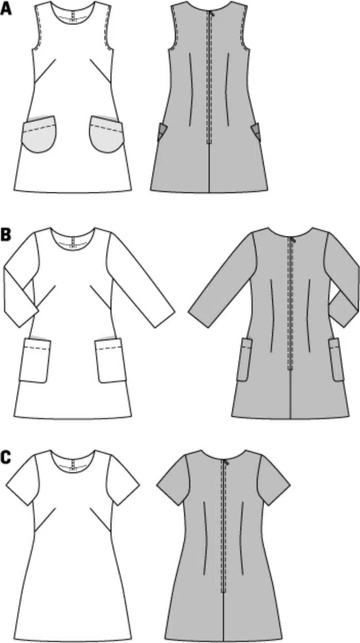 Burda Patroon 6721 - Jurk in variaties