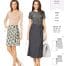 Burda Patroon 6733 - Rok in variaties