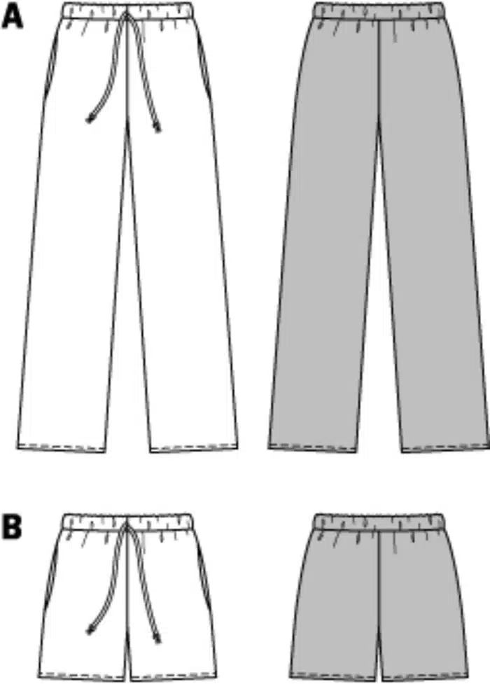 Burda Patroon 6735 - Broek en short