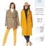 Burda Patroon 6736 - Jas en mantel