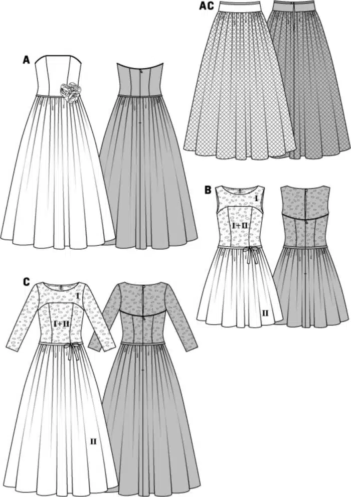 Burda Patroon 6776 - Jurk in variaties