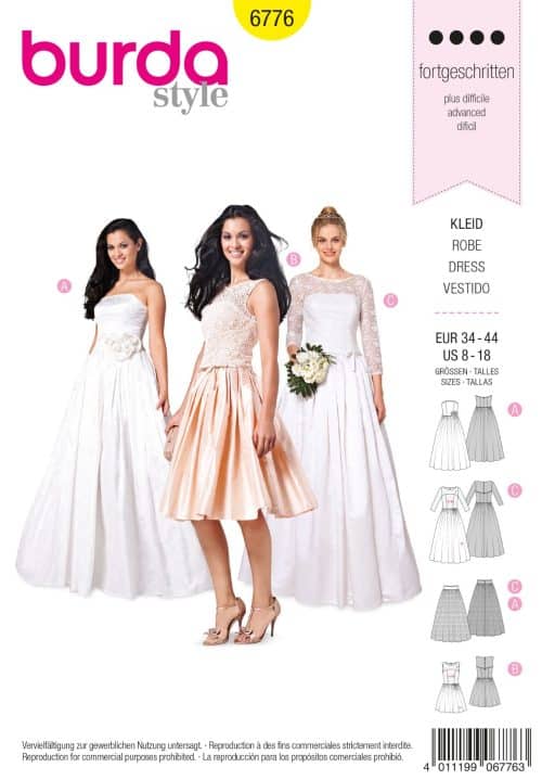 Burda Patroon 6776 - Jurk in variaties