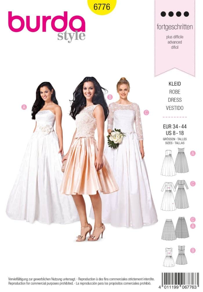 Burda Patroon 6776 - Jurk in variaties