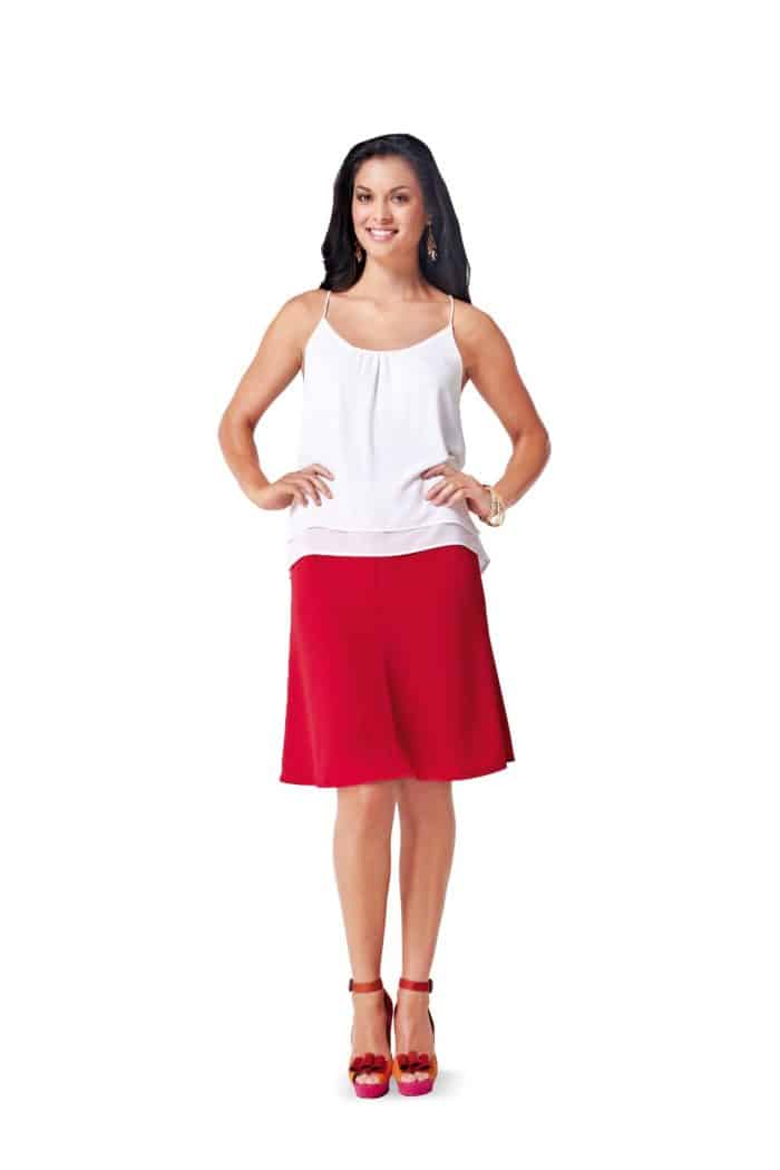 Burda Patroon 6818 - Rok in variaties
