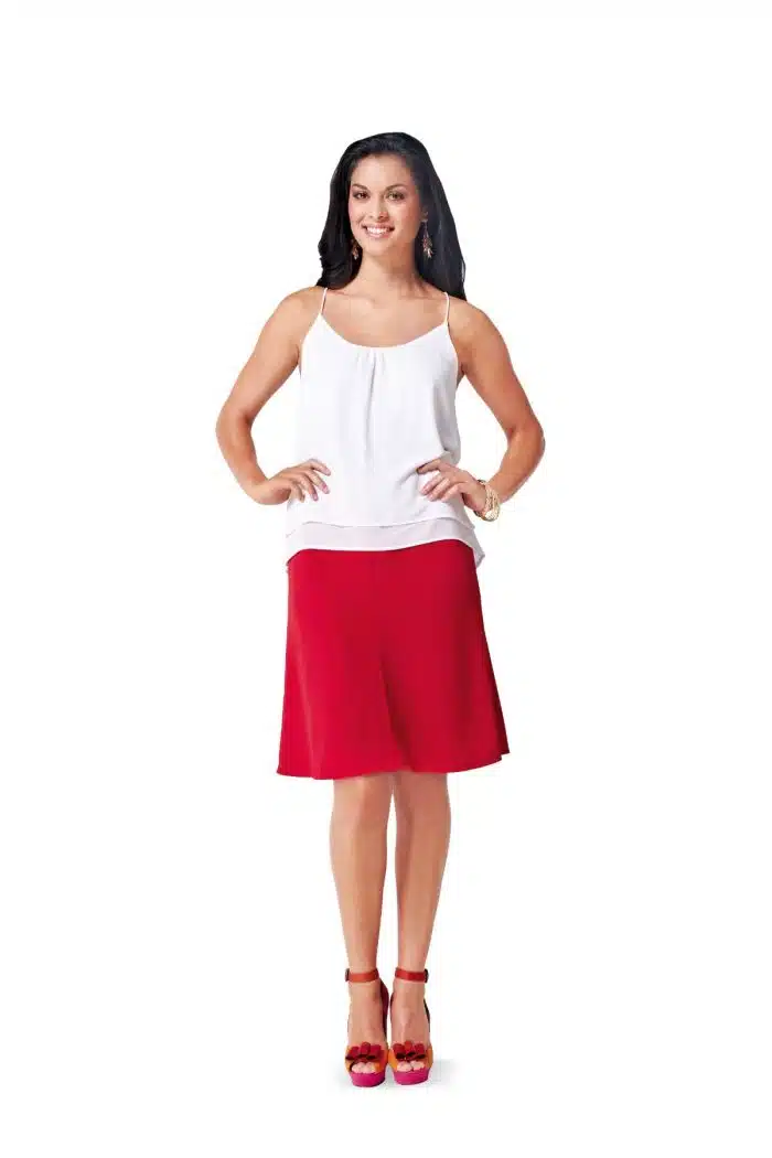 Burda Patroon 6818 - Rok in variaties