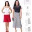 Burda Patroon 6818 - Rok in variaties