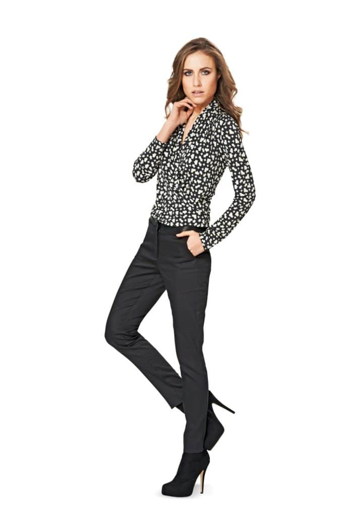 Burda Patroon 6838 - Overslagshirt in variaties