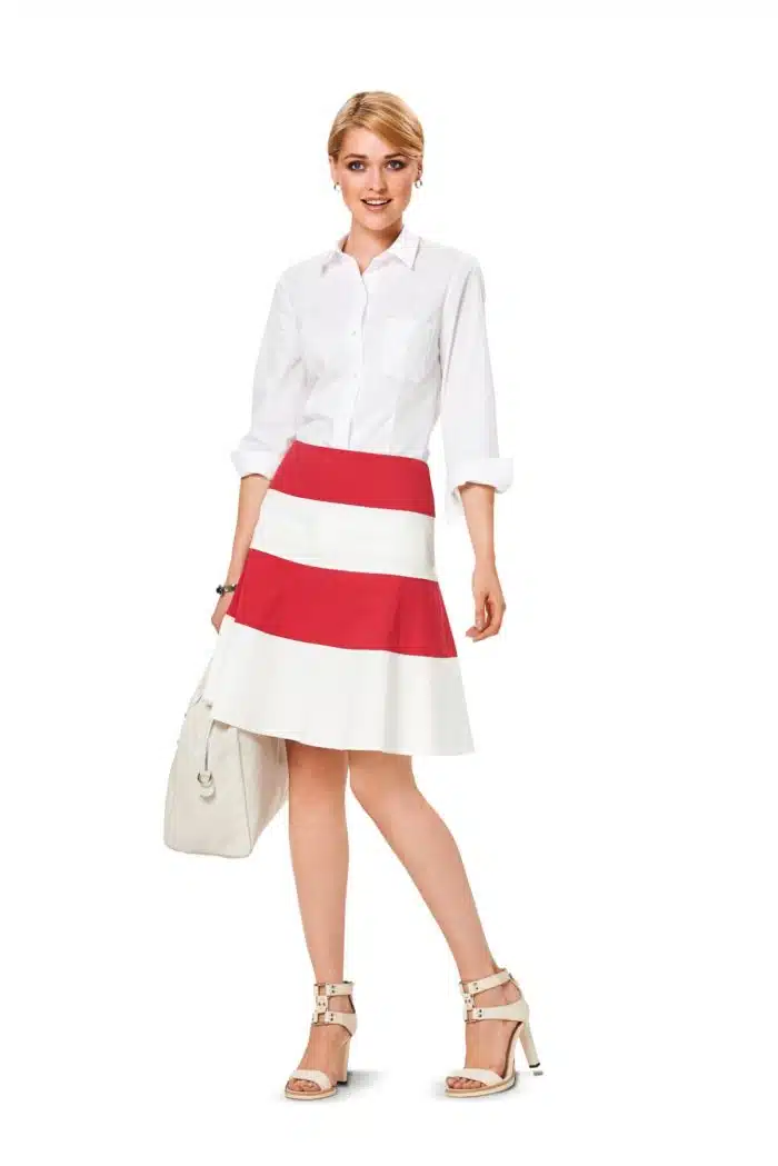 Burda Patroon 6904 - Rok in variaties