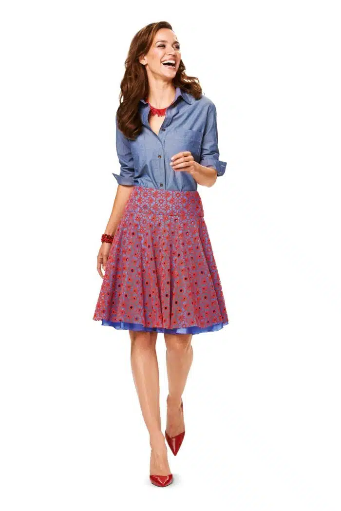Burda Patroon 6904 - Rok in variaties