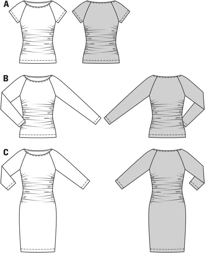 Burda Patroon 6910 - Shirt in variaties en jurk