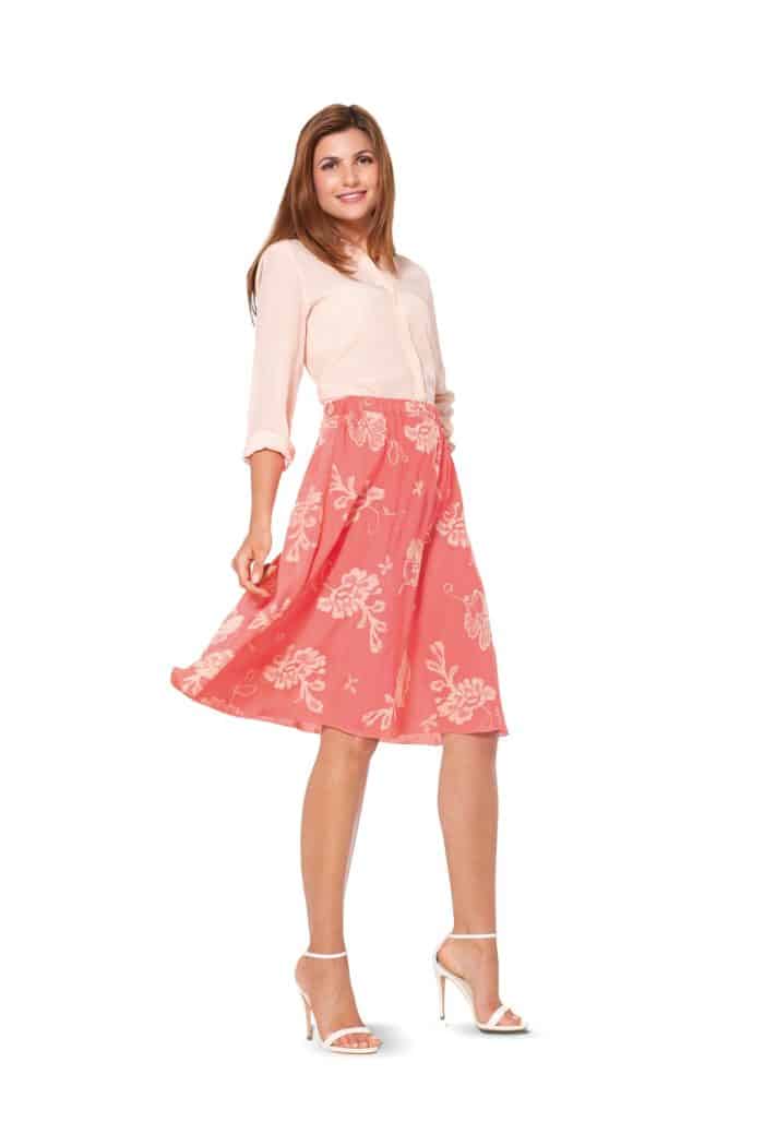 Burda Patroon 6937 - Rok in variaties