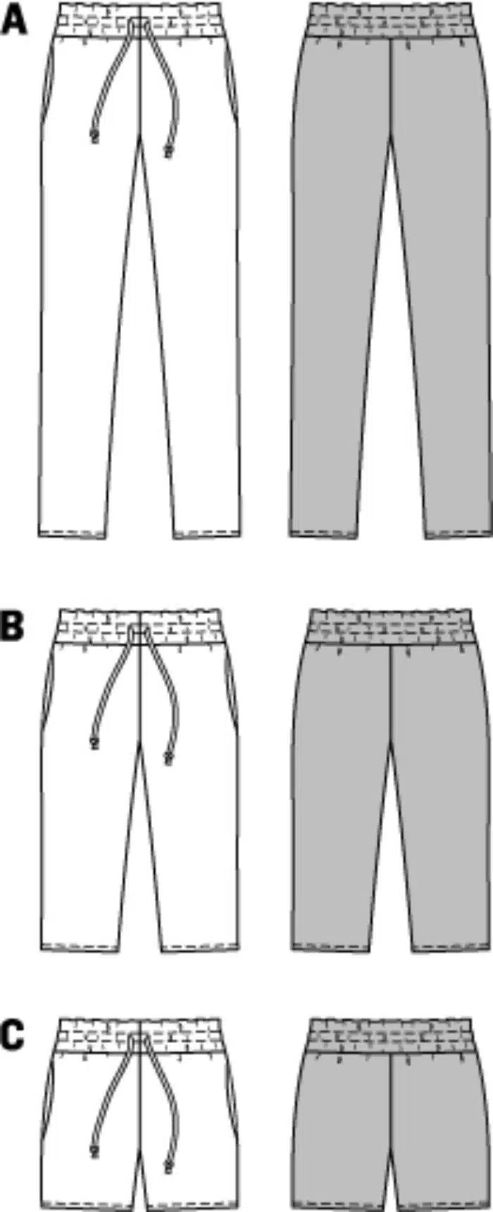 Burda Patroon 6938 - Broek in variaties