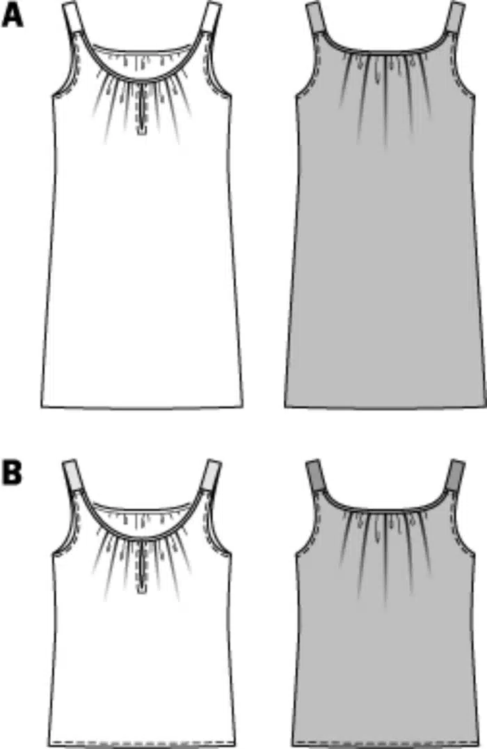 Burda Patroon 6969 - Jurk en top