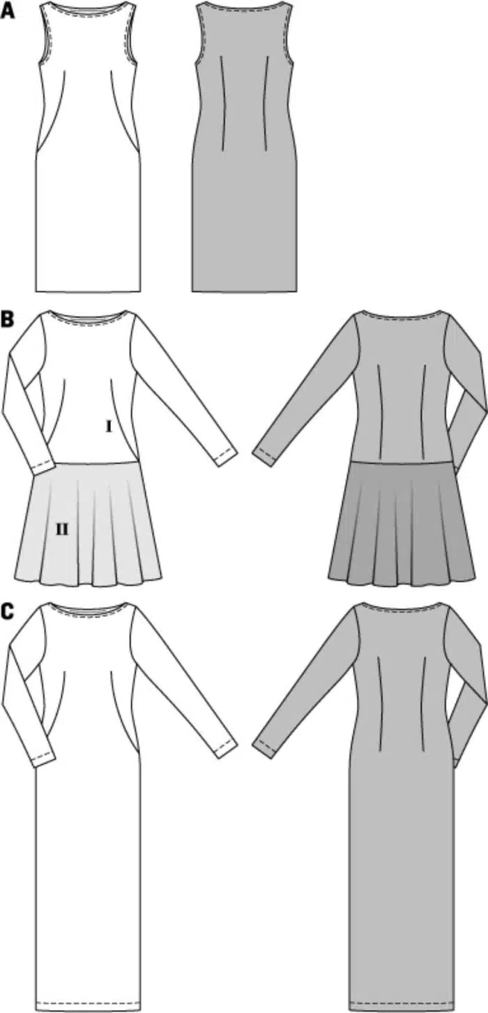 Burda Patroon 6988 - Jurk in variaties