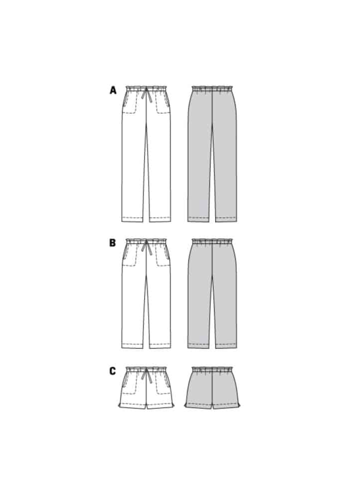 Burda Patroon 7966 - Broek in variaties