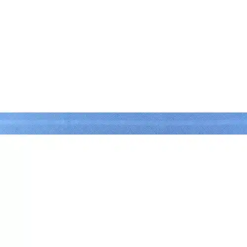 Katoenen Bias Midden Blauw-258 20mm 5meter