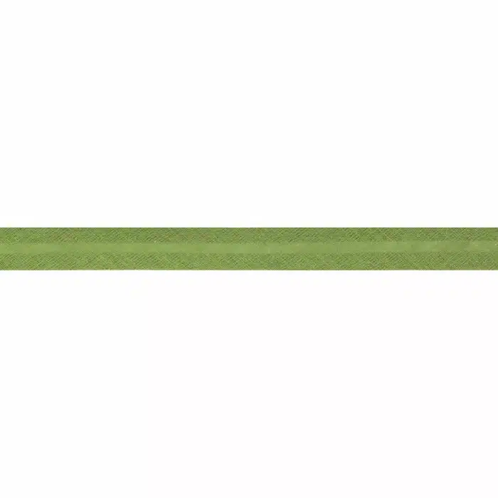 Katoenen Bias Olijf Groen-573 20mm 5meter