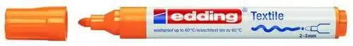 Textielverfstift Edding 2-3mm Fluor/Neon Oranje