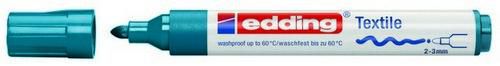 Textielverfstift Edding 2-3mm Orient Blauw