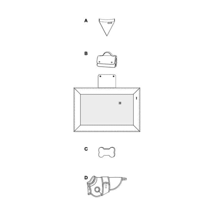 Burda Patroon 5702 - Honden Accessoires