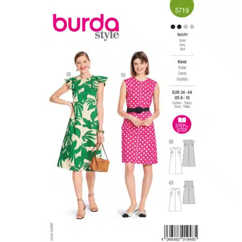 Burda Patroon 5719 - Jurk in Variaties