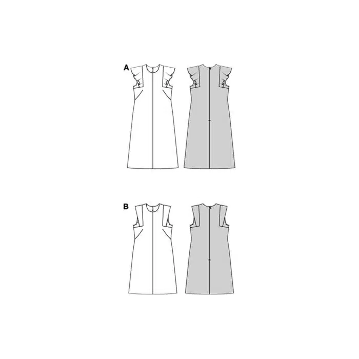 Burda Patroon 5719 - Jurk in Variaties