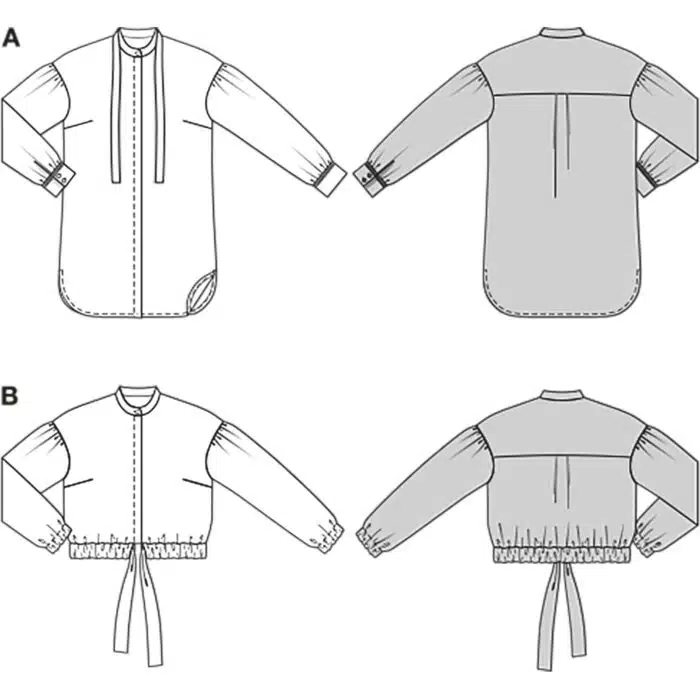 Burda Patroon 5723 - Blouse in Variaties