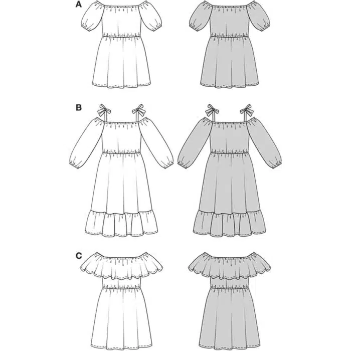 Burda Patroon 5728 - Jurk in Variaties