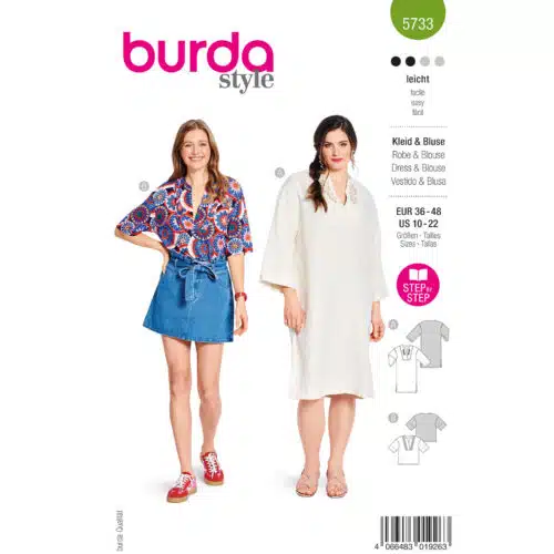 Burda Patroon 5733 - Blouse en Jurk