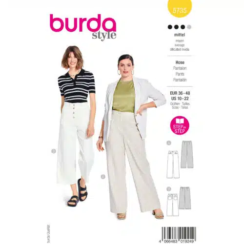 Burda Patroon 5735 - Broek in Variaties