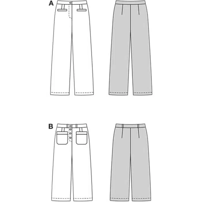 Burda Patroon 5735 - Broek in Variaties