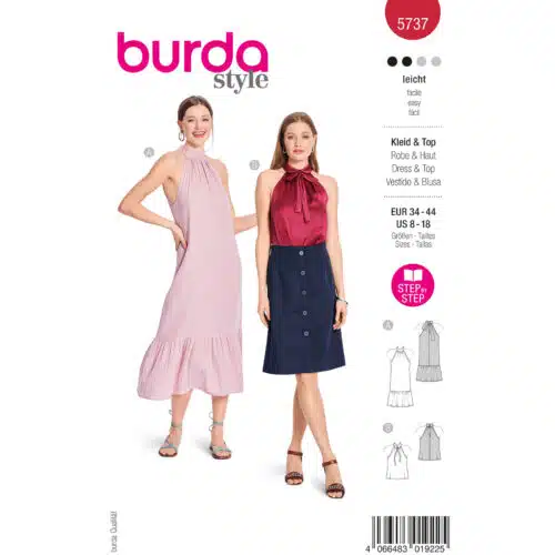 Burda Patroon 5737 - Jurk en Top