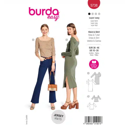 Burda Patroon 5738 - Jurk en Shirt