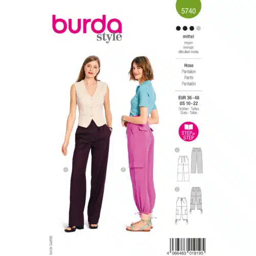 Burda Patroon 5740 - Broek in Variaties