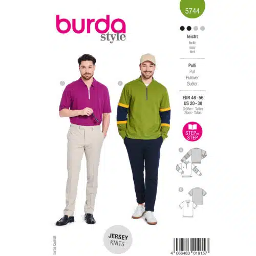 Burda Patroon 5744 - Shirt en Trui