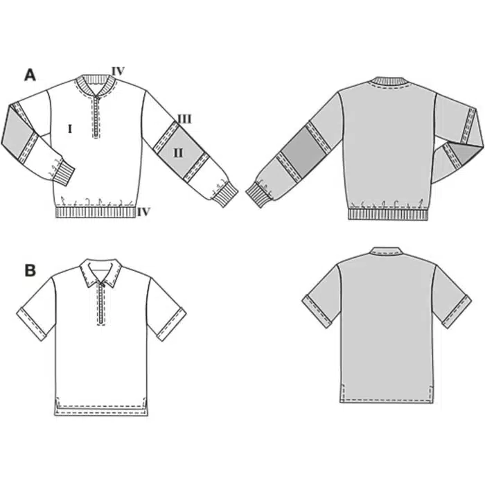 Burda Patroon 5744 - Shirt en Trui