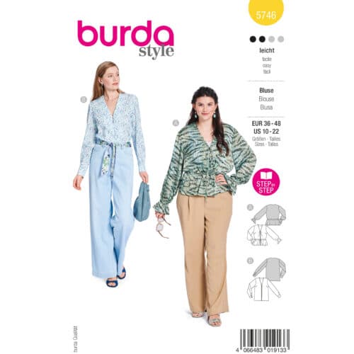 Burda Patroon 5746 - Blouse in Variaties