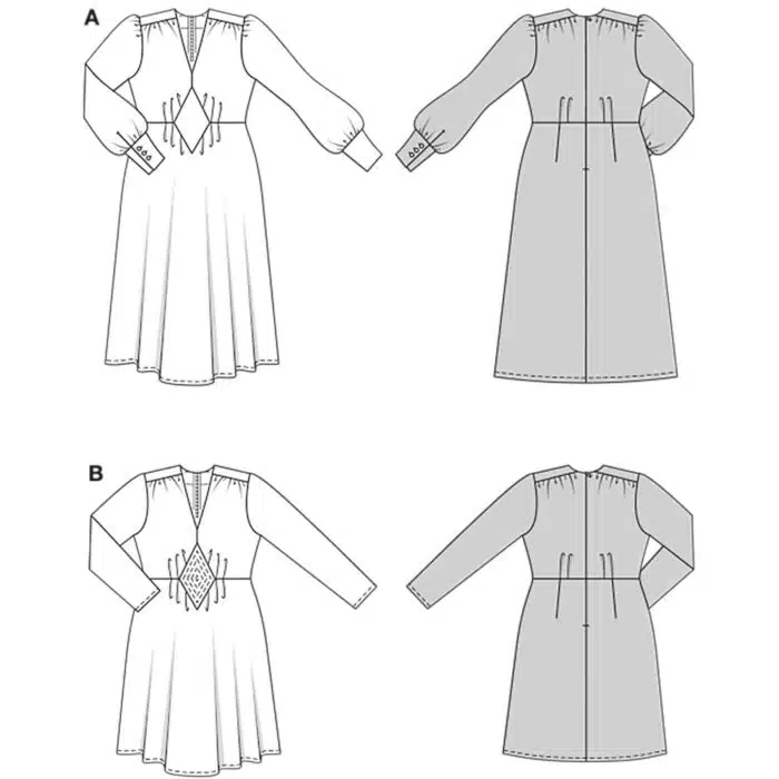 Burda Patroon 5748 - Jurk in Variaties
