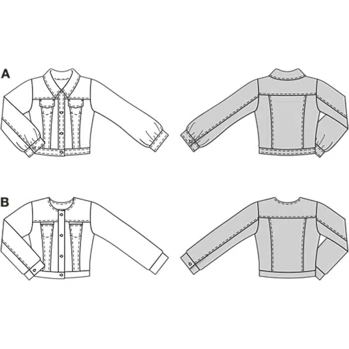 Burda Patroon 5749 - Jasje in Variaties