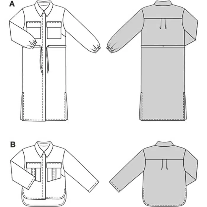 Burda Patroon 5750 - Jasje in Variaties