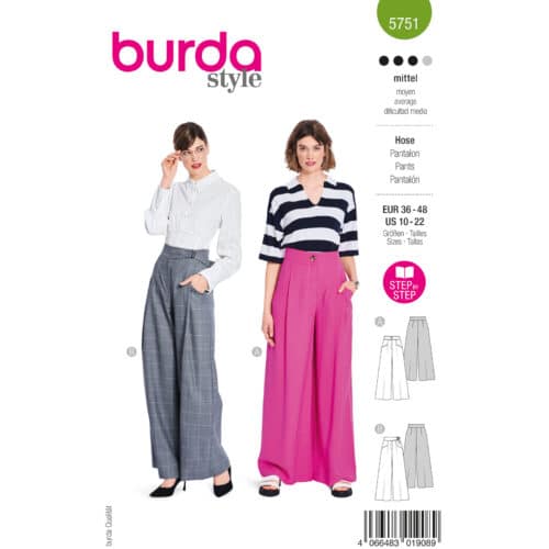 Burda Patroon 5751 - Broek in Variaties