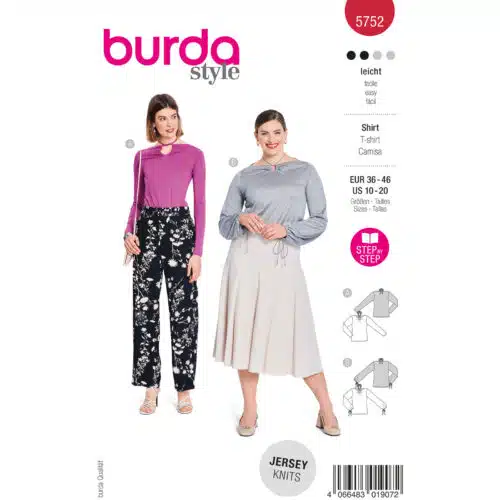 Burda Patroon 5752 - Shirt in Variaties