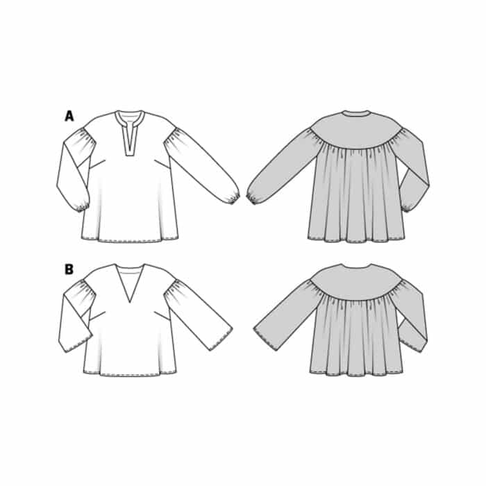 Burda Patroon 6284 - Blouse in Variaties