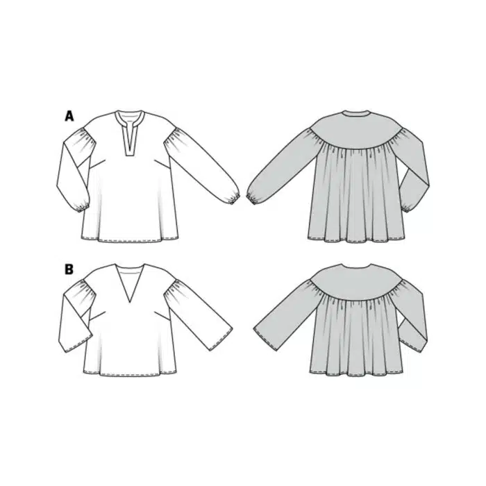 Burda Patroon 6284 - Blouse in Variaties