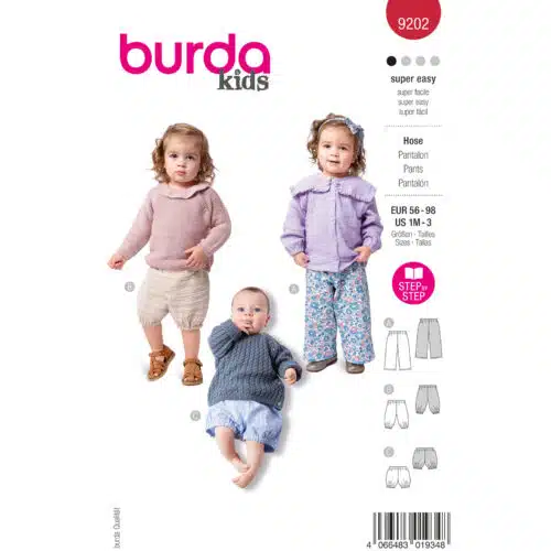 Burda Patroon 9202 - Broek in Variaties
