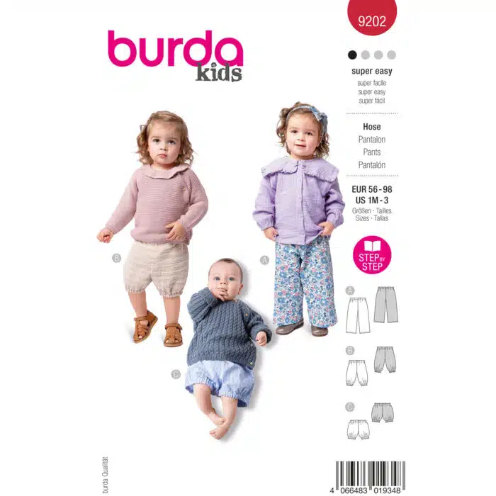 Burda Patroon 9202 - Broek in Variaties