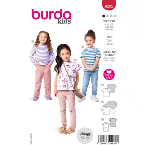 Burda Patroon 9205 - Shirt in Variaties