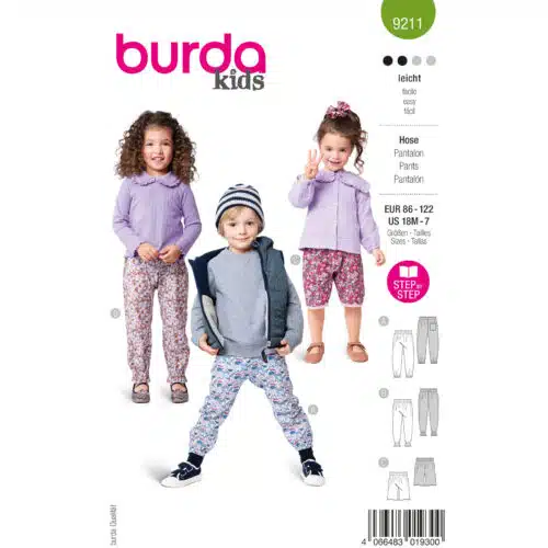 Burda Patroon 9211 - Broek in Variaties