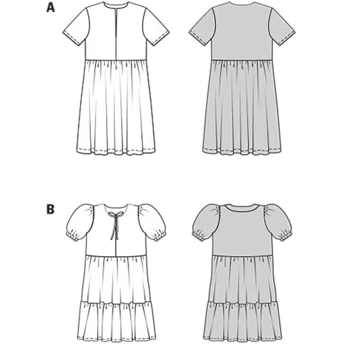 Burda Patroon 9212 - Jurk in Variaties
